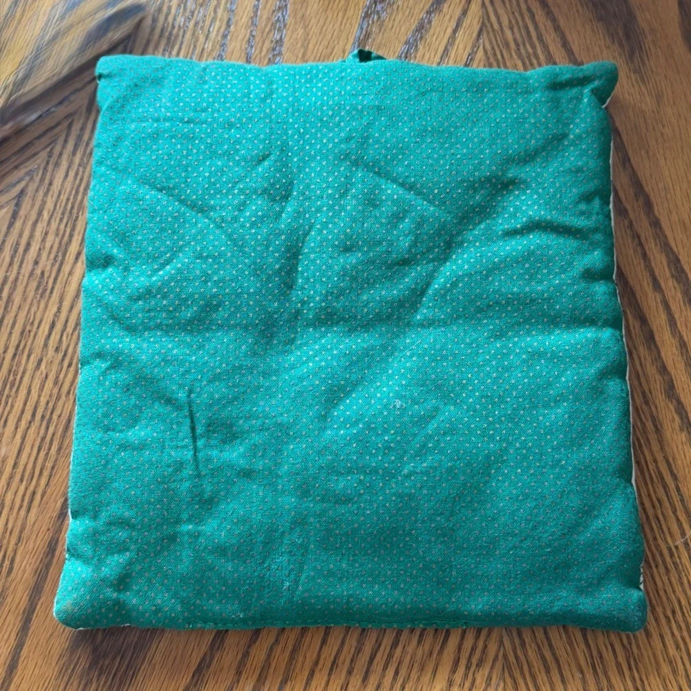 Vintage HBI Christmas Teddy Bear & Cat Potholder Hot Pad Trivet 8